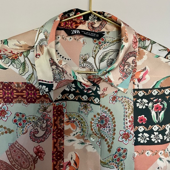 ZARA - Multicolored blouse - Picture 4 of 6